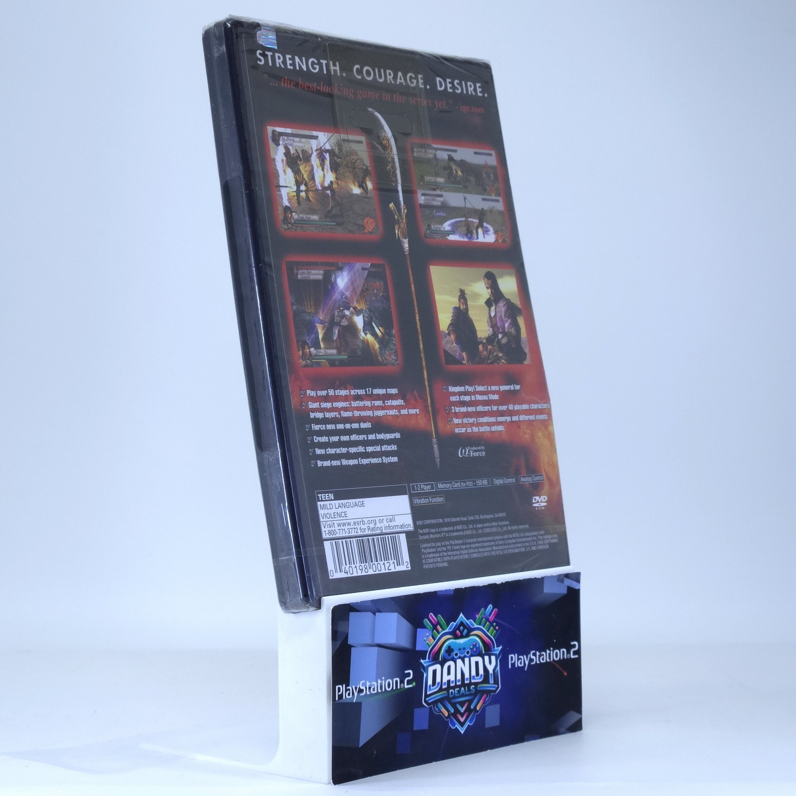 Dynasty Warriors 4 PS2 Black Label | Brand New – Damaged – PlayStation 2