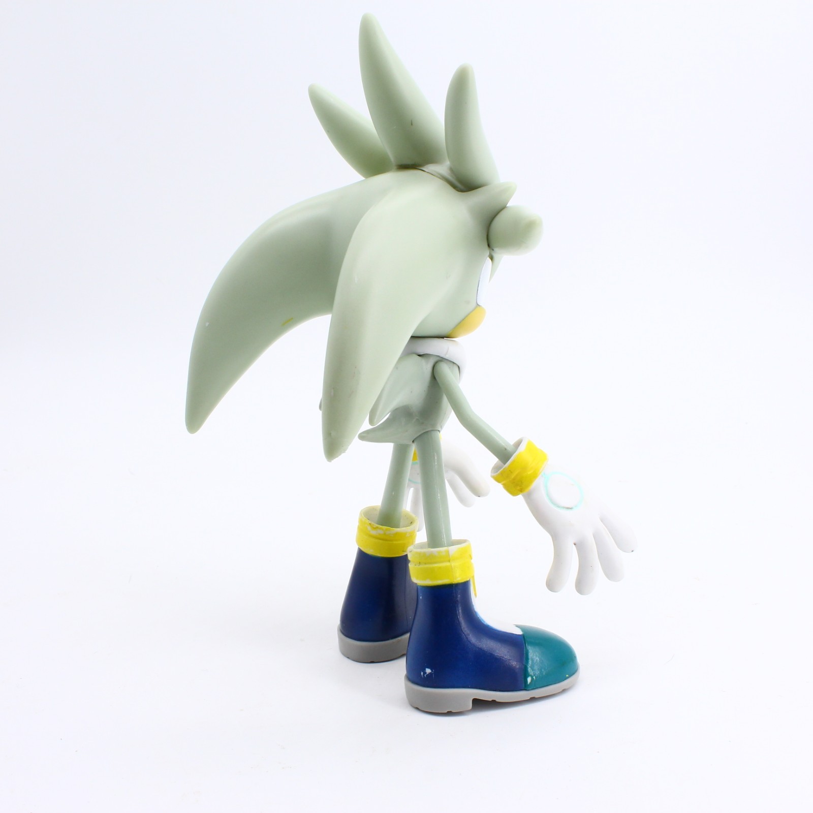 Jazwares Sonic the Hedgehog Silver 7” Super Poser Variant Figure – 2-Piece Head