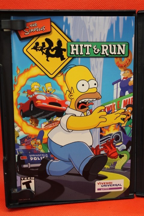 The Simpsons Hit & Run Sony PlayStation 2 PS2 Game CIB T NTSC-U/C