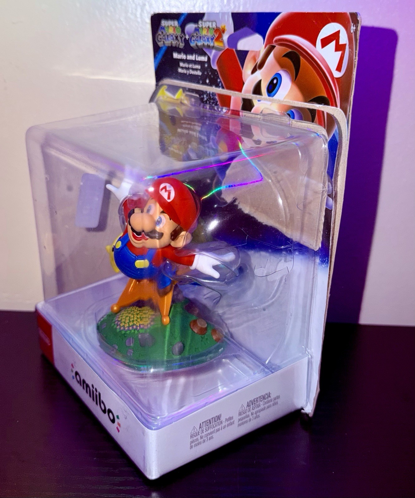 Nintendo amiibo – Super Mario Galaxy Series – Mario & Luma Figure – See Photos