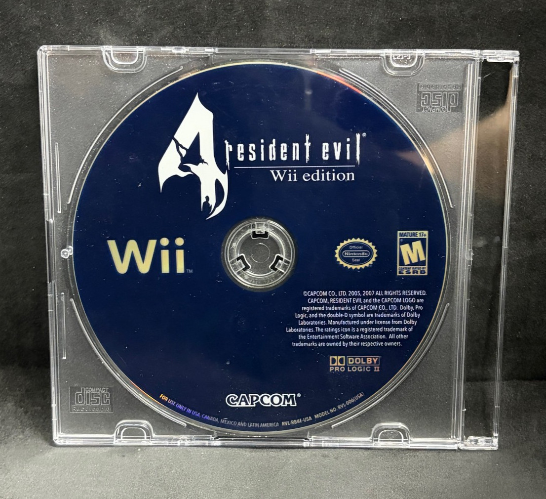 Resident Evil 4 Wii Edition (Nintendo Wii) Tested Disc