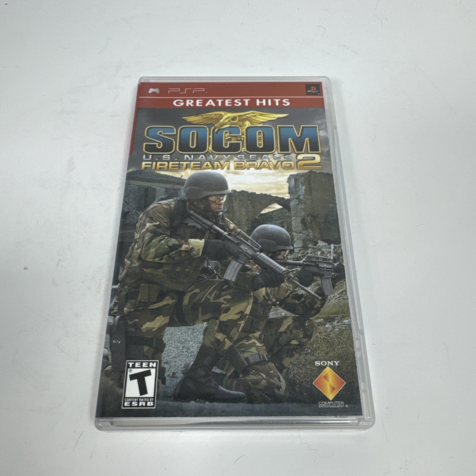 SOCOM: U.S. Navy SEALs Fireteam Bravo 2 (Sony PSP, 2006) Complete CIB