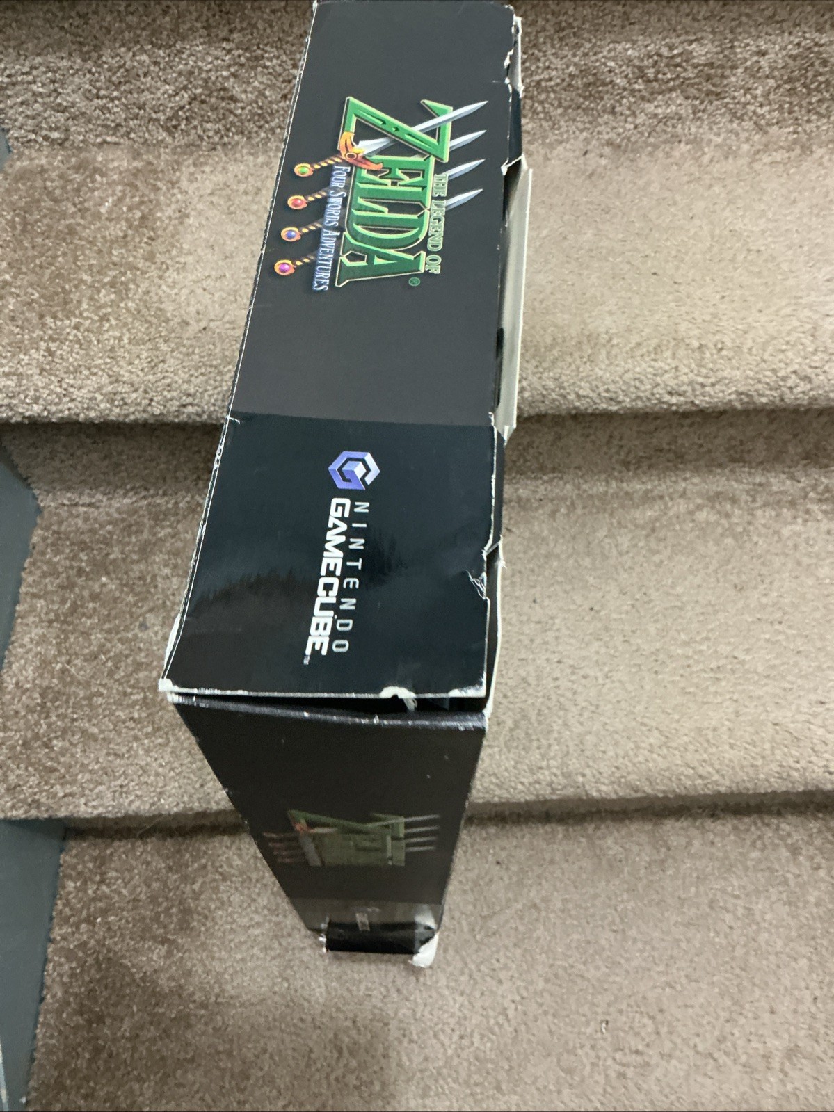 Nintendo GameCube Zelda Four Sword Adventure Box Display Promo Store Standee GBA