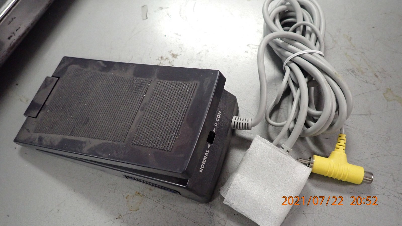 New Sony Playstation PSX PS1 Time Crisis Light Gun Guncon Foot pedal Namco