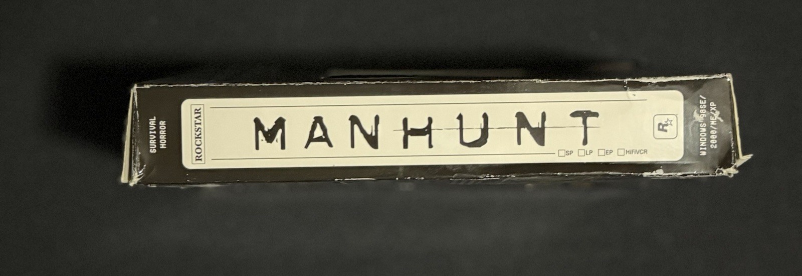 Manhunt (PC, 2004) Rockstar Games Big Box PC Game VHS Style Box