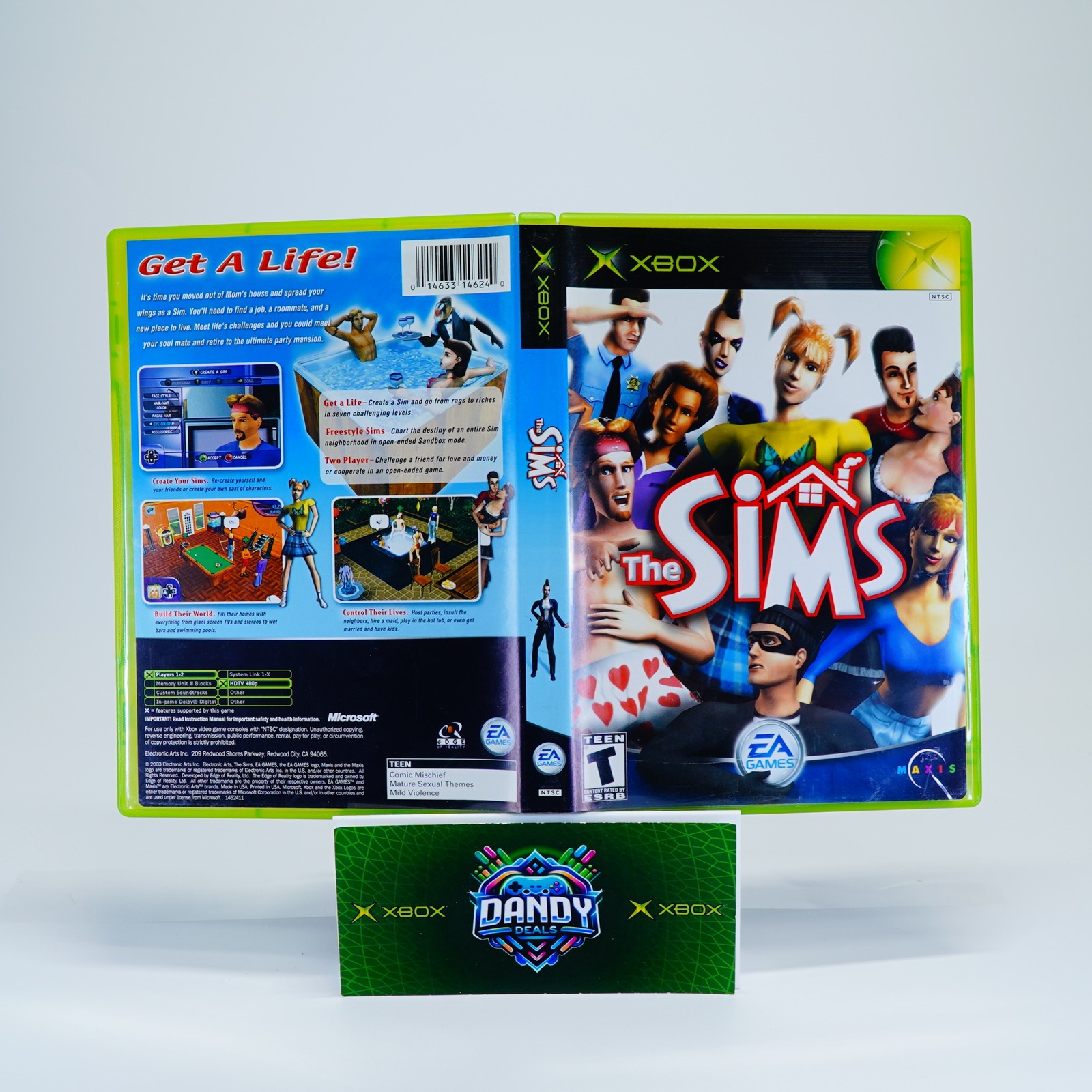 The Sims CIB W/ Manual – Xbox