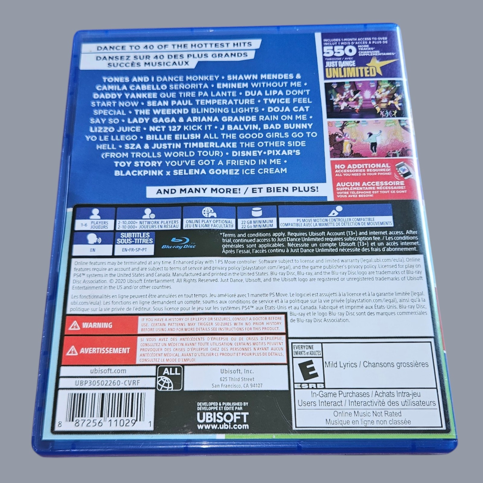 Just Dance 2021 – PlayStation 4 (PS4) Ubisoft ESRB E