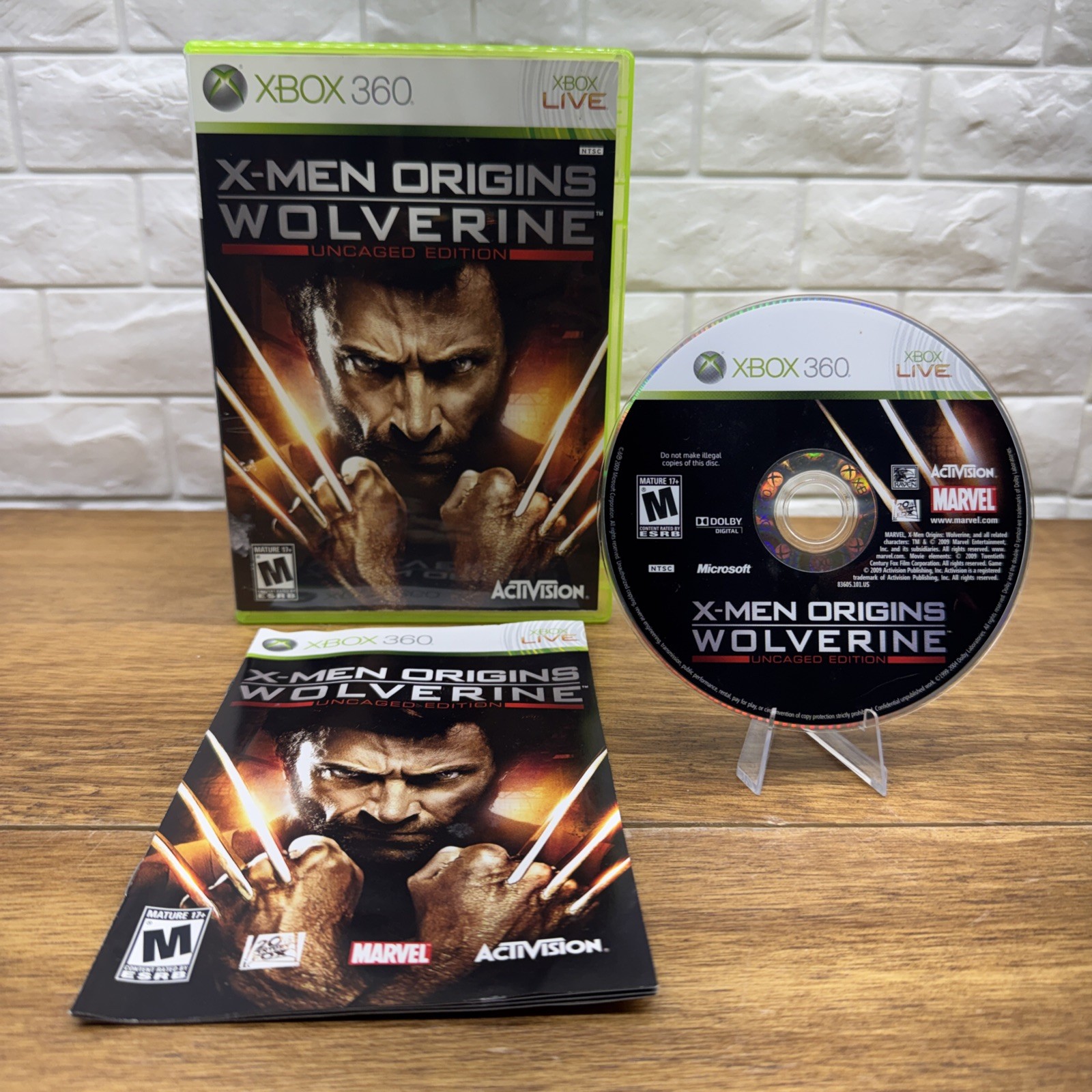 X-Men Origins: Wolverine Uncaged Edition (Xbox 360, 2009) CIB Refurbished
