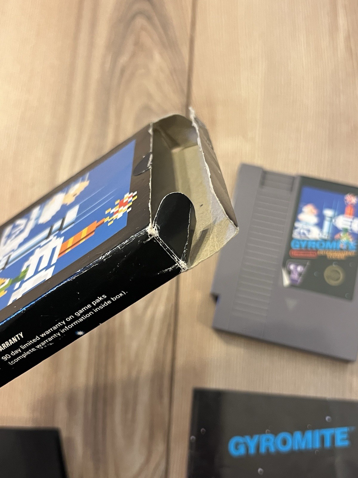 Gyromite (Nintendo NES, 1985) 5-Screw w/ Hangtab Black Box CIB Complete Tested