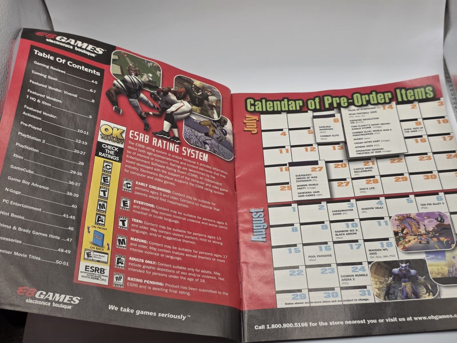EB Games Summer 2004 Catalog Spider-Man 2 Pikmin 2 VG Complete Magazine Promo