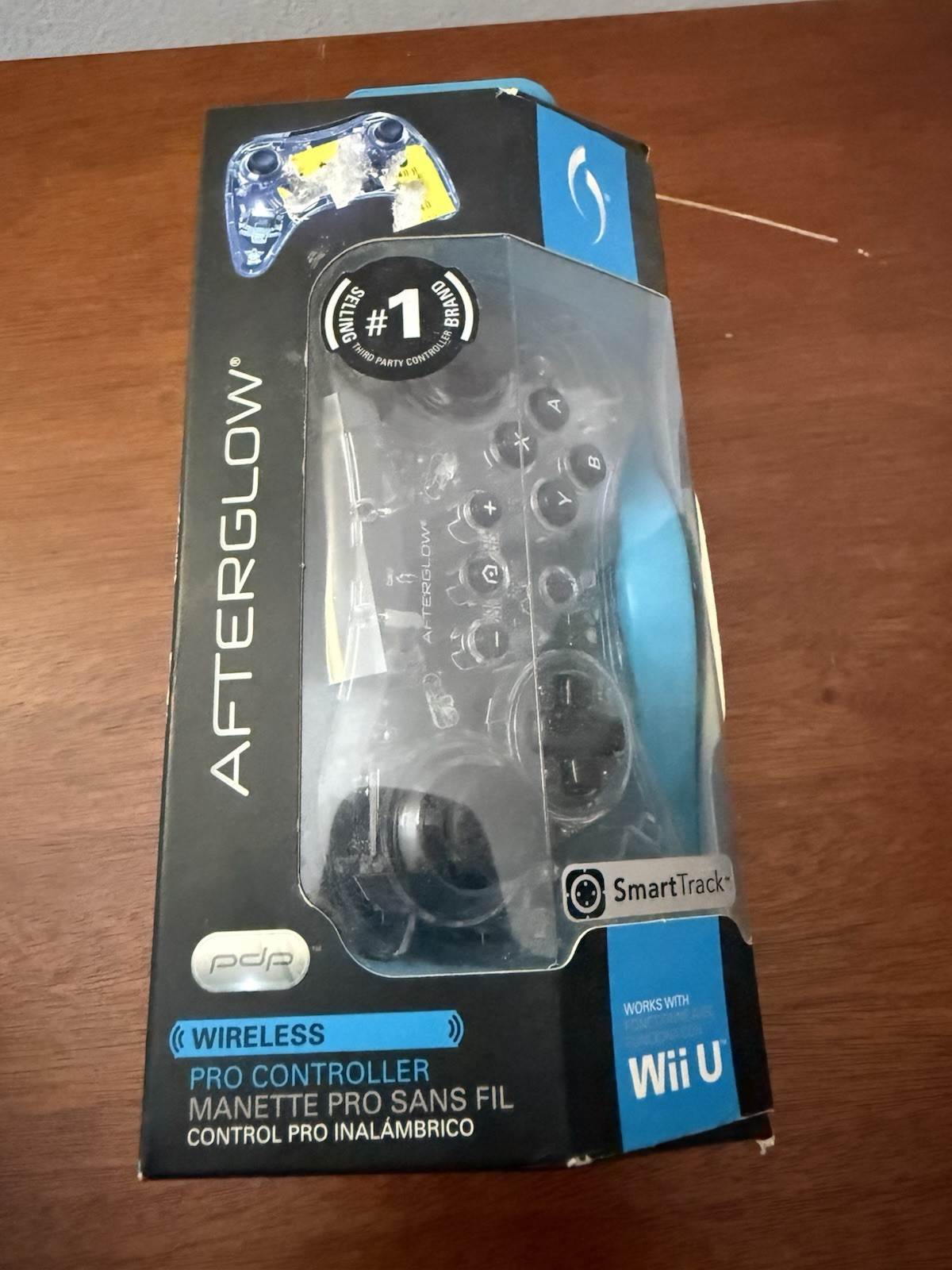 PDP Afterglow Pro Wireless Light up Controller For Nintendo Wii U Brand New NOS