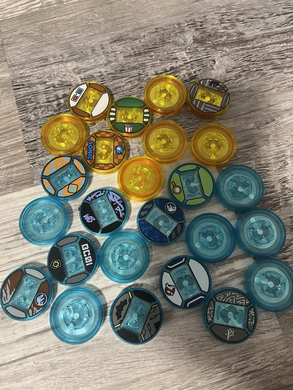 Lego Dimensions Giant Lot – Game Base, Game Disk w/ Case, & Over 2 Dozen NFC Tag
