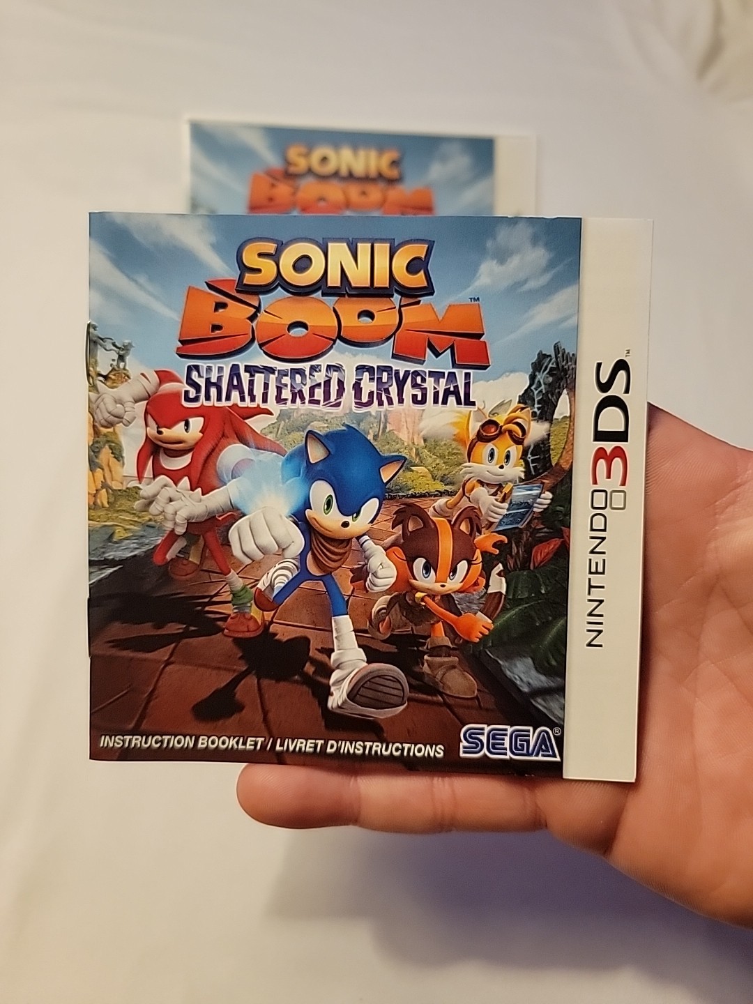 Sonic Boom: Shattered Crystal (Nintendo 3DS, 2014) Complete in Box ~ Tested