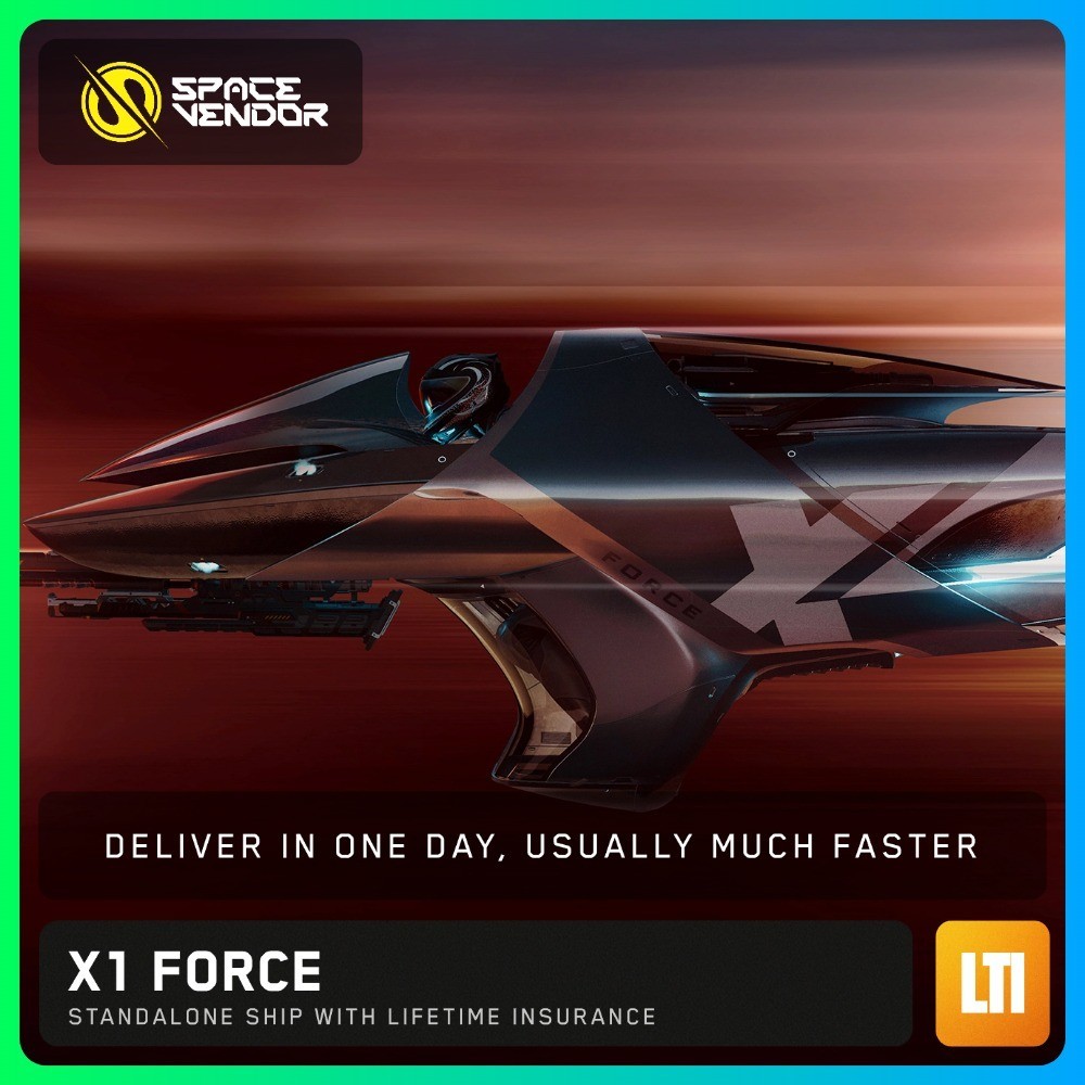 Star Citizen X1 Force LTI Lifetime Insurance CCUd – Space Vendor