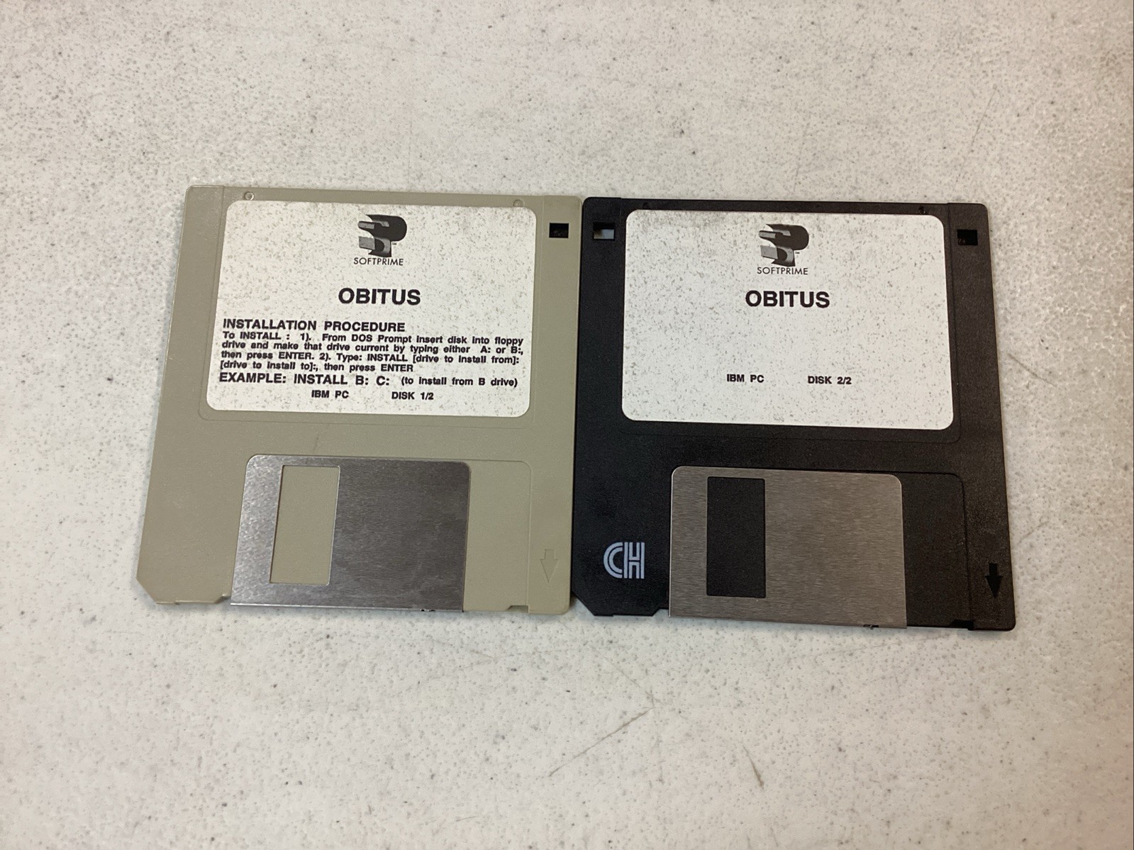 Obitus Commodore Amiga Psygnosis 3.5″ Disks PC Games Big Box