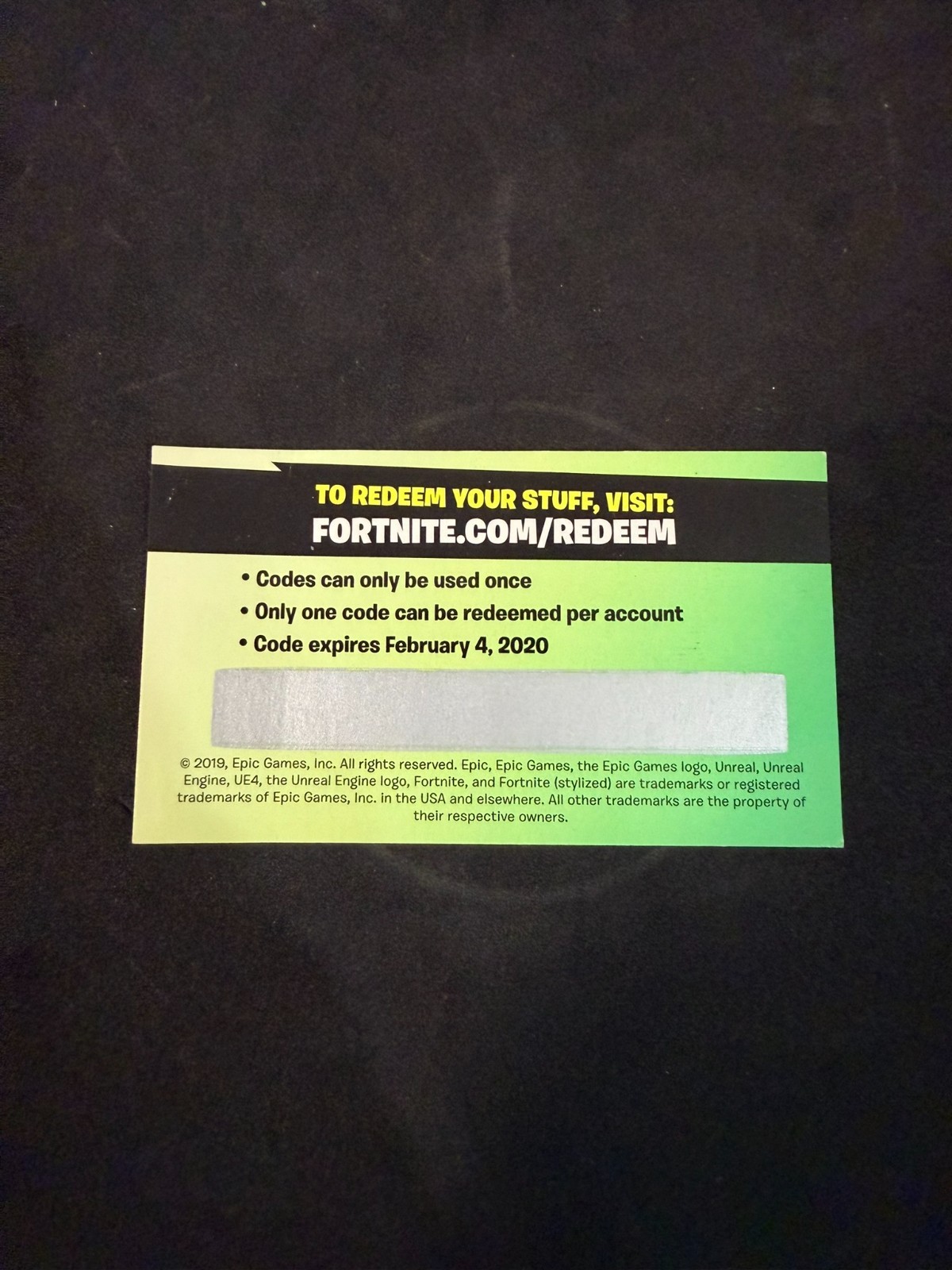 RARE UNUSED Fortnite Minty Pickaxe Collector Exclusive Item EXPIRED Damaged