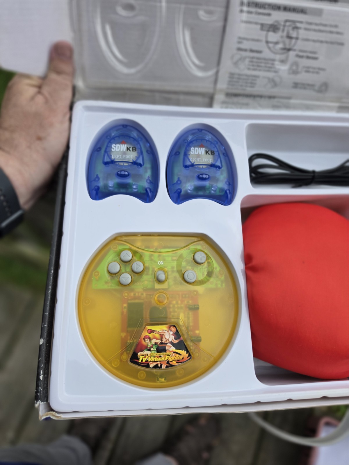 Virtual Kickboxing Plug and Play TV Game SDW Games 2000s Boxing Console Complete