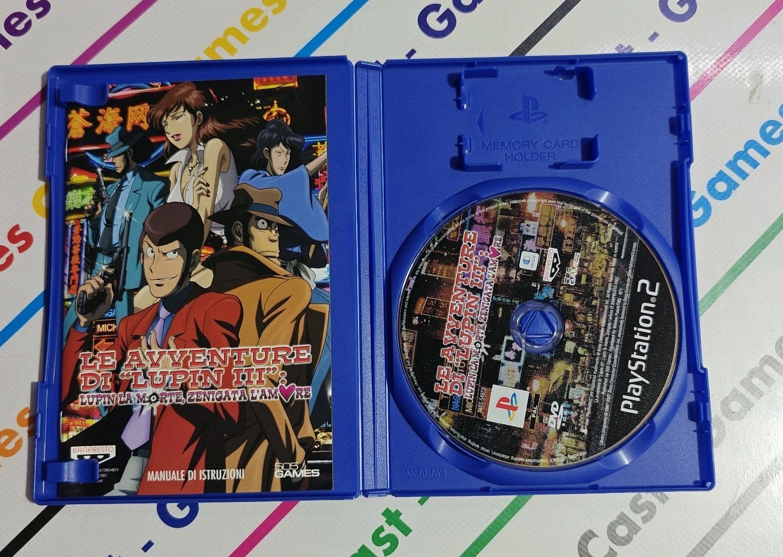 PS2 THE ADVENTURES OF LUPIN III: LUPIN THE DEATH ZENIGATA LOVE MINT ITALY