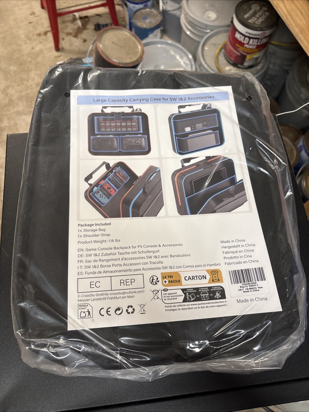 Large Capacity Carrying Case for Nintendo Switch 1 and 2 Travel Bag