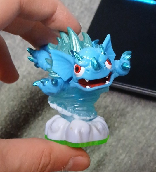 Skylanders Gill Grunt Translucent Character Figure w/ Base Spyro Game Series