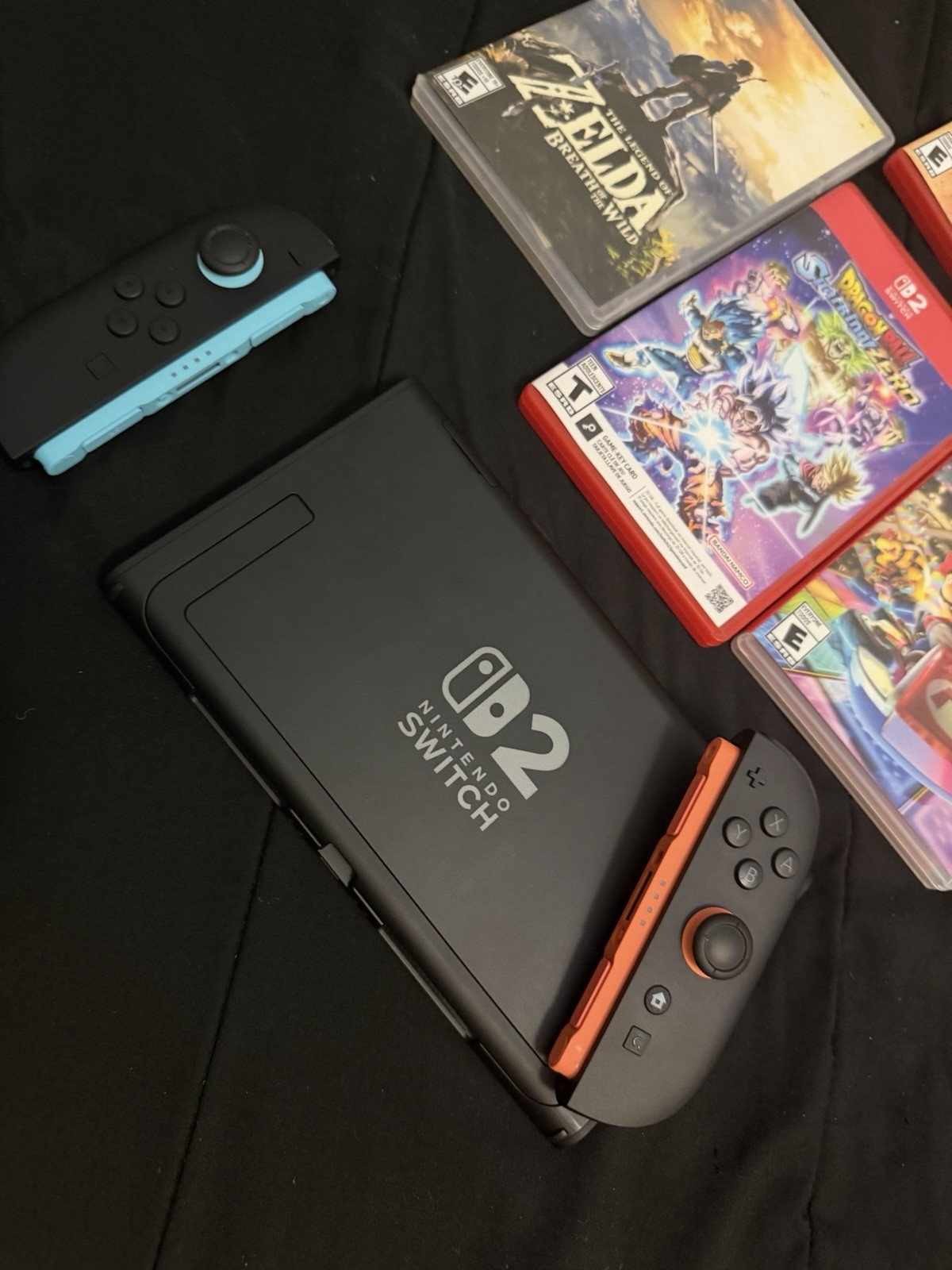Nintendo Switch 2 Console w/ Box & Joy-Con Controllers, Black/Red