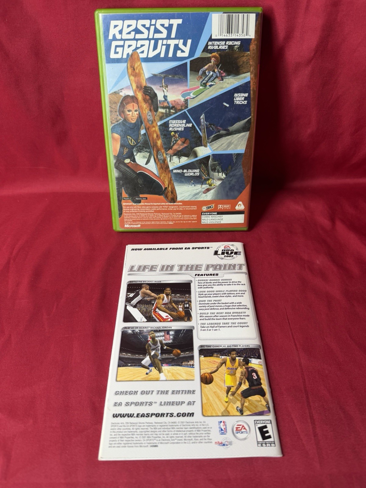 SSX Tricky (Original Xbox) – NO GAME Case/Box And Manual Only
