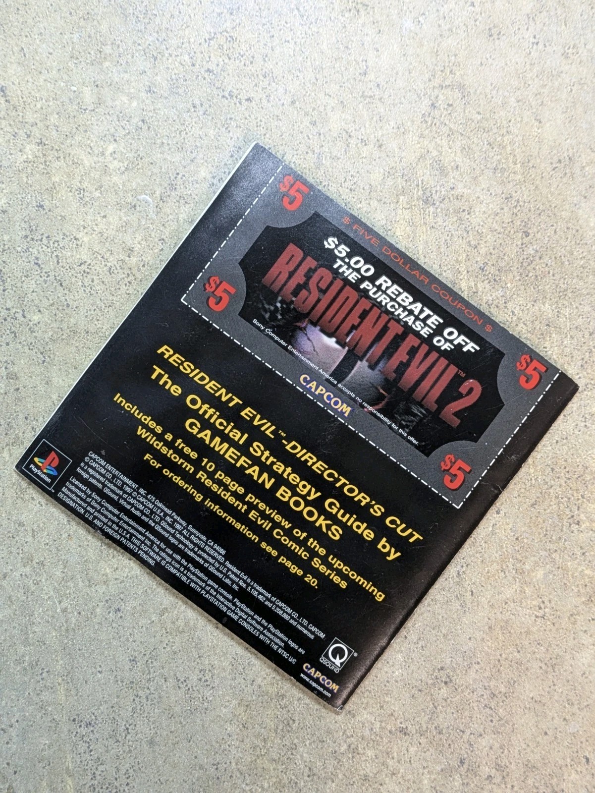 Resident Evil Director’s Cut PSX PS1 PlayStation 1 Tested See Pics