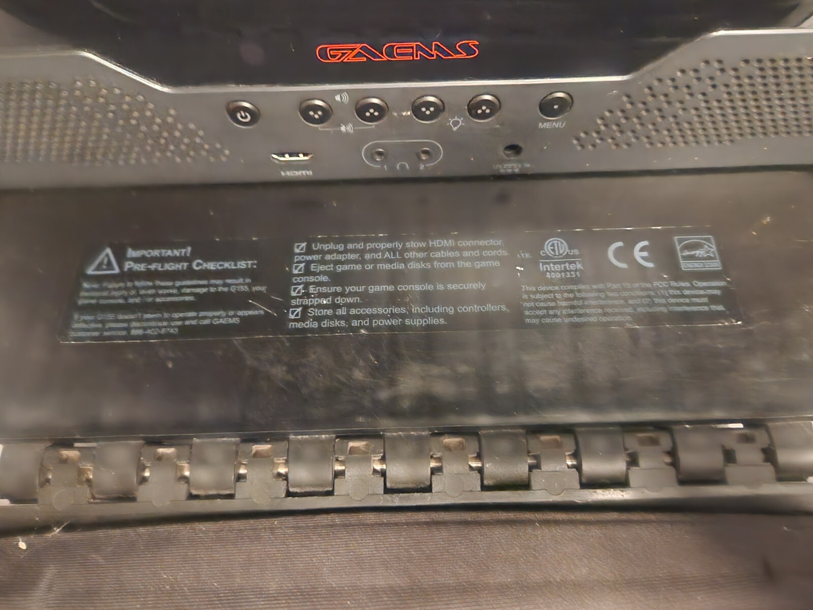 Gaems G155 15.5″ Portable Personal Gaming Monitor, Power Cord, Tested Working
