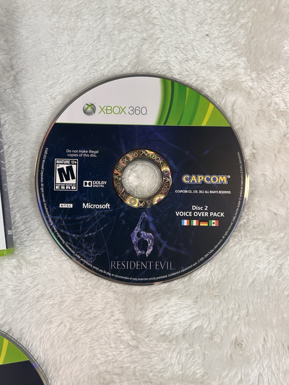 Resident Evil 6 (Microsoft Xbox 360, 2012)