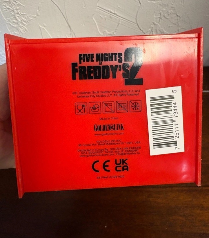 Five Nights at Freddys 2 FNAF 2 Arcade Drink Bottle NEW/SEALED, SHIPS NOW
