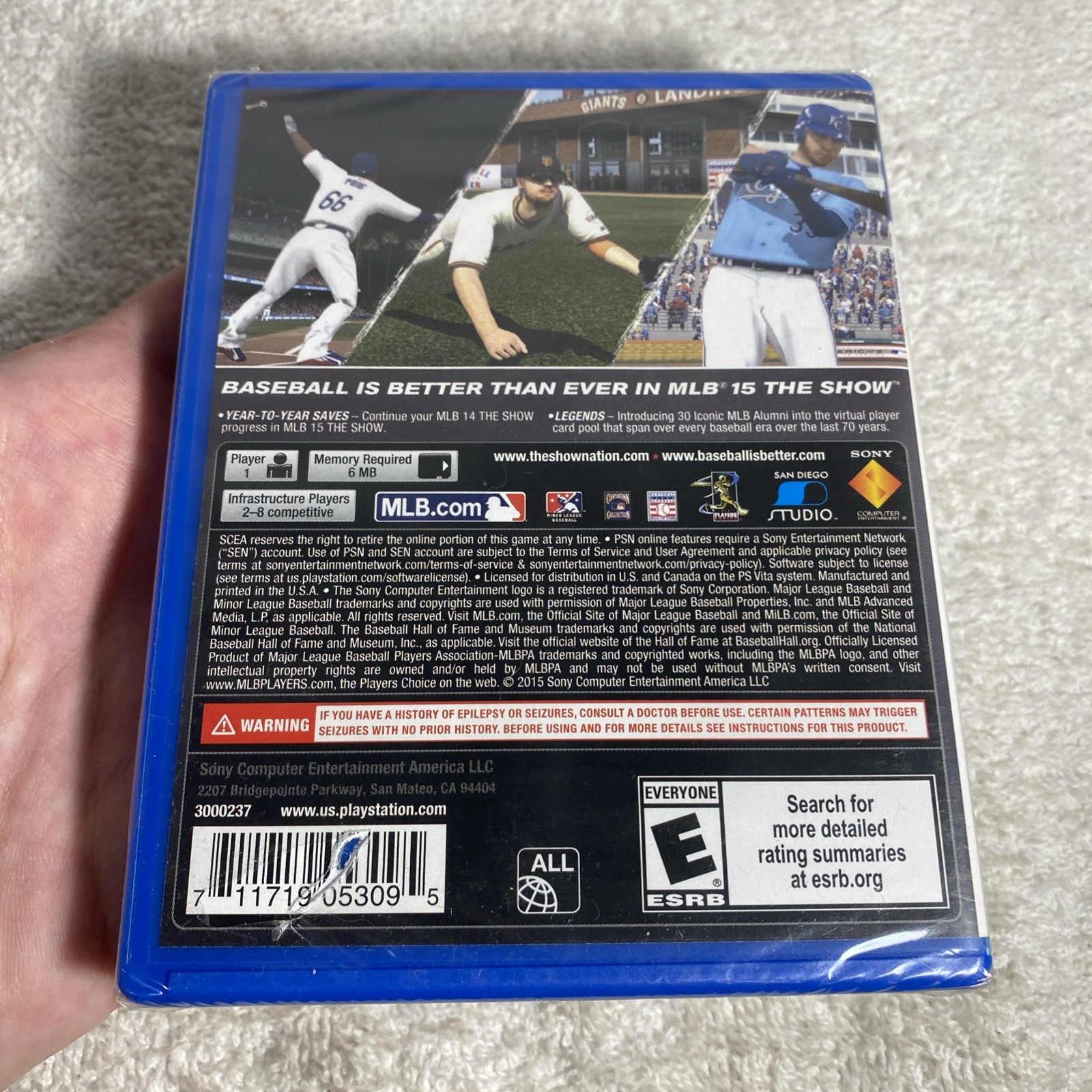MLB: The Show 15 (PS Vita, 2015) NEW / SEALED Expired Sold AS IS VERY RARE HTF