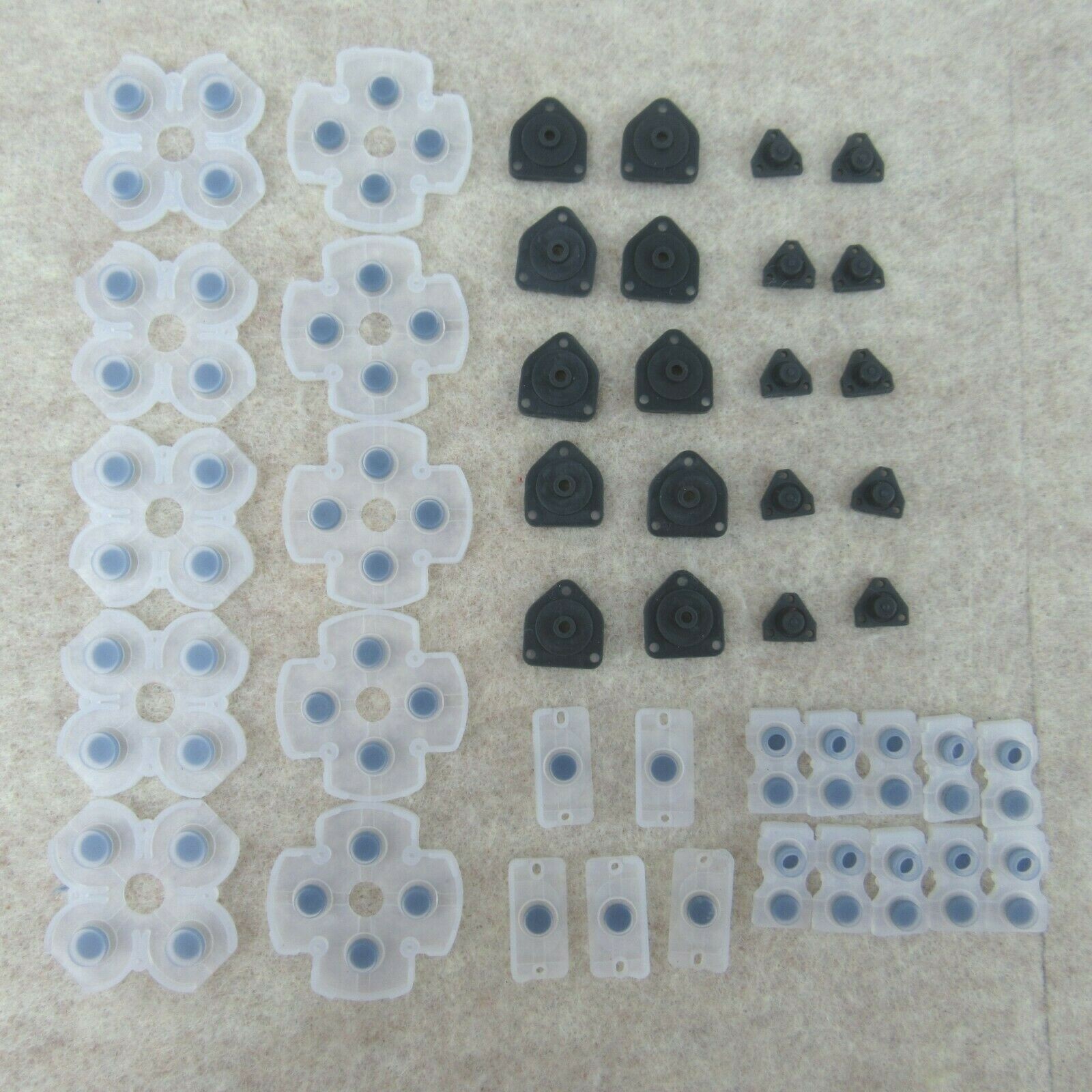 For PS4 Controller Replacement Rubber Conductive Pads Silicone Buttons Set of 5