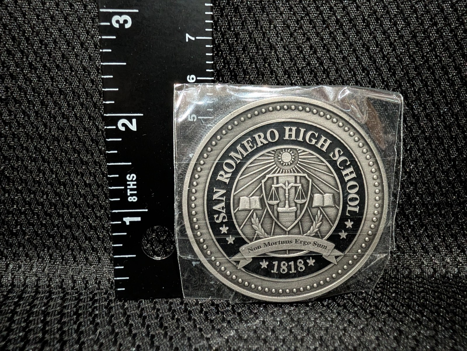 Lollipop Chainsaw Repop Authentic San Romeo High School Large Coin Medallion