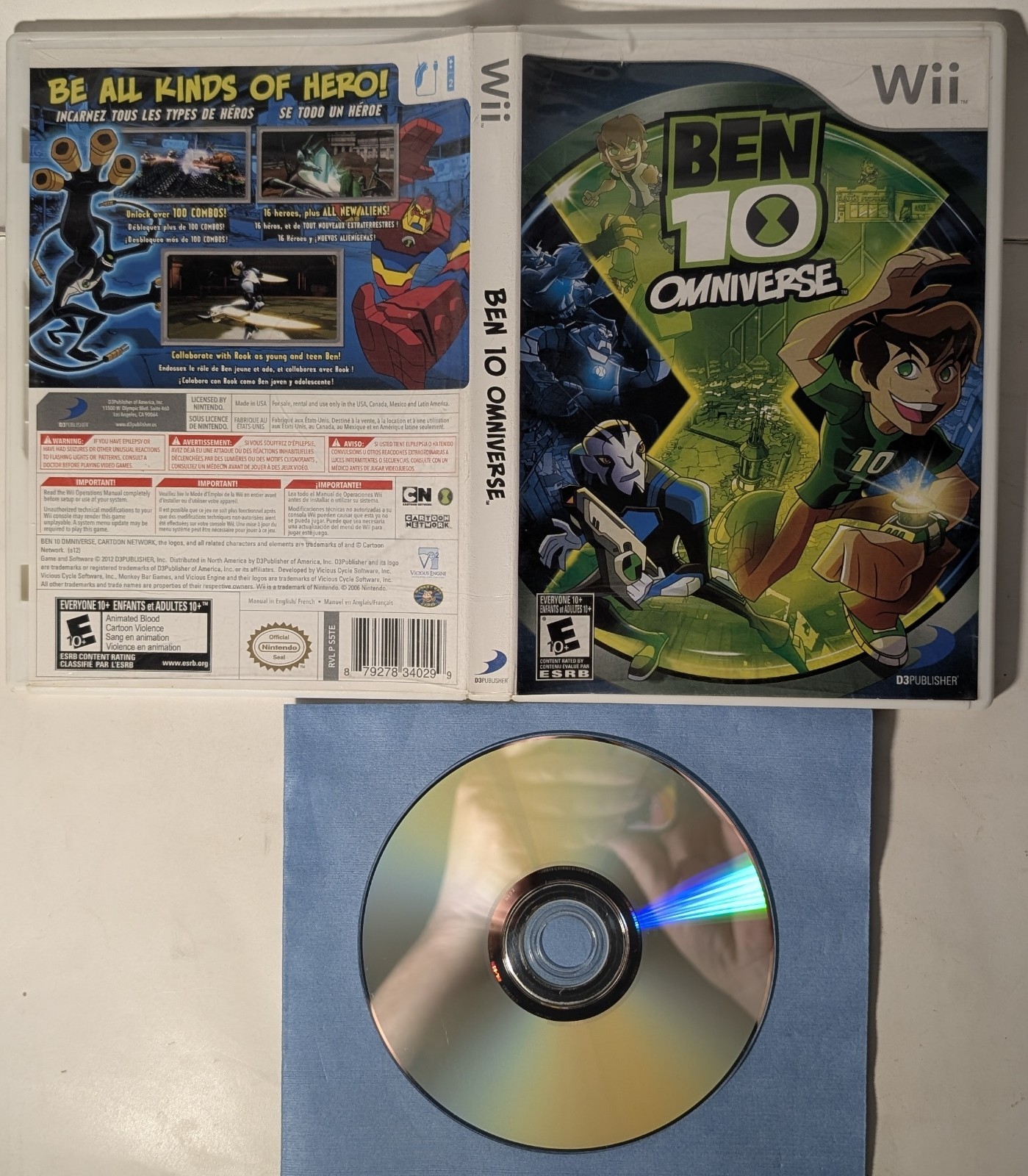 Ben 10: Omniverse Nintendo Wii Tested and Workingno manual