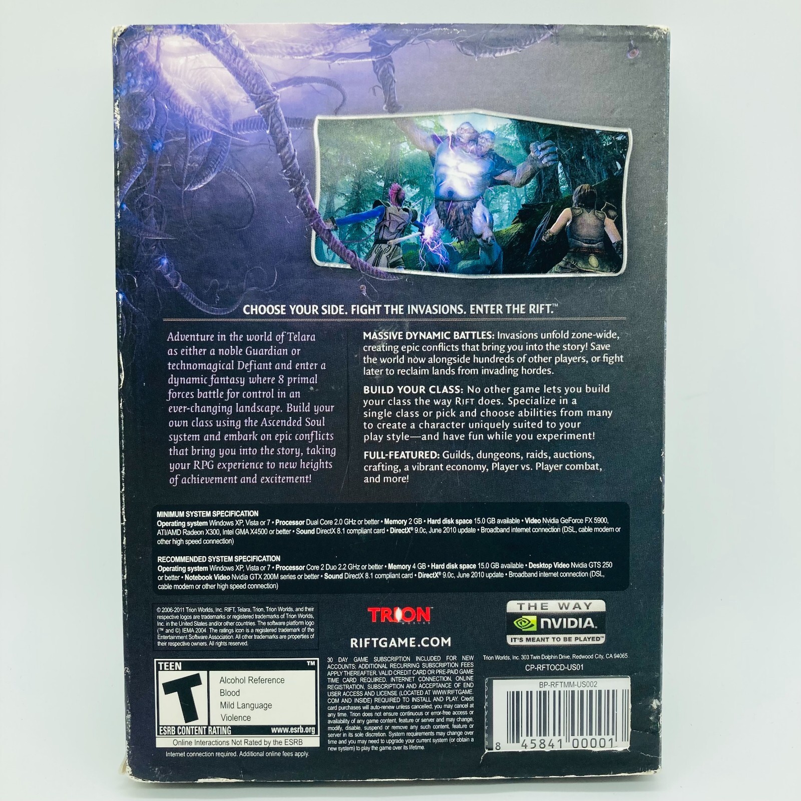 Rift | PC DVD-ROM | Video Game