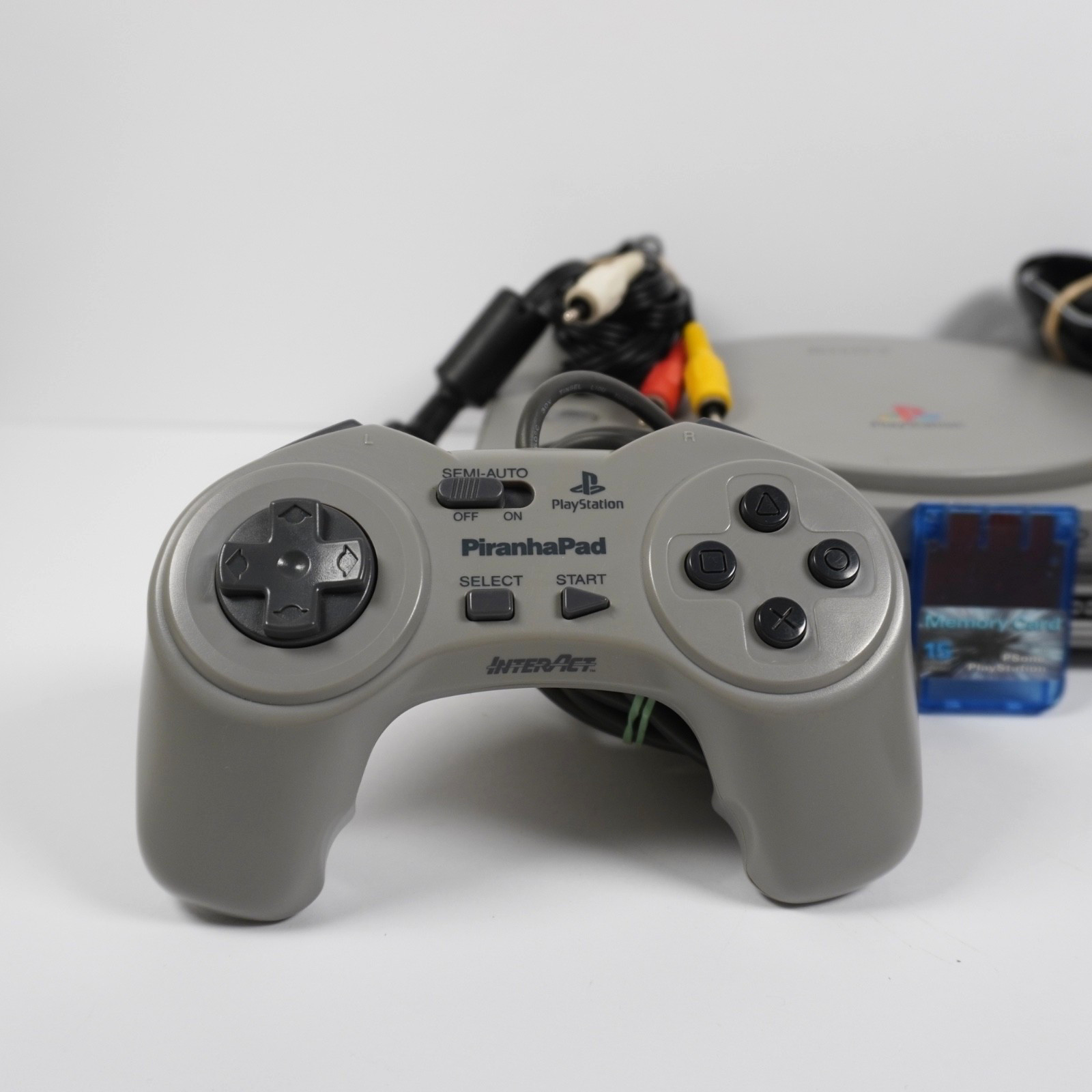 Sony PlayStation 1 PS1 SCPH-5501 – W/ 2 Controllers, Cords, & Memory Card