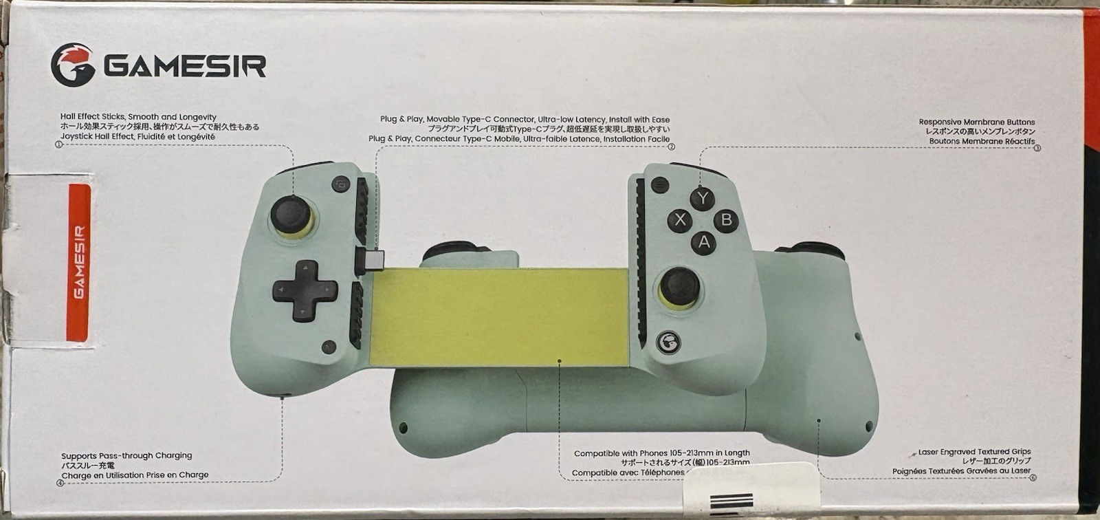 GameSir X5 Lite Type-C Wired Mobile Controller For Android Hall Effect Sticks