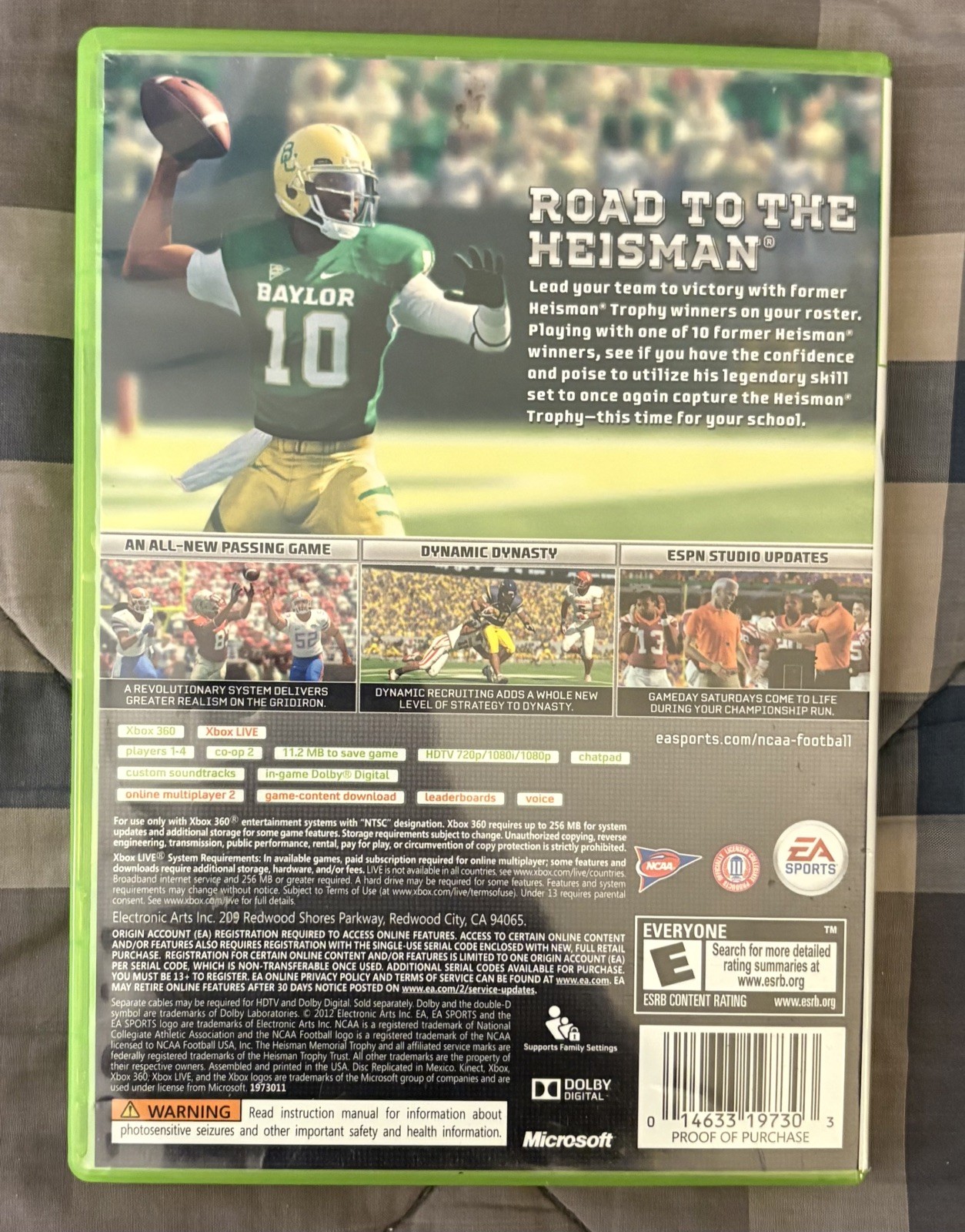 NCAA Football 13 – Microsoft Xbox 360, 2012 (EA Sports – MPN: VIPRB-19730)