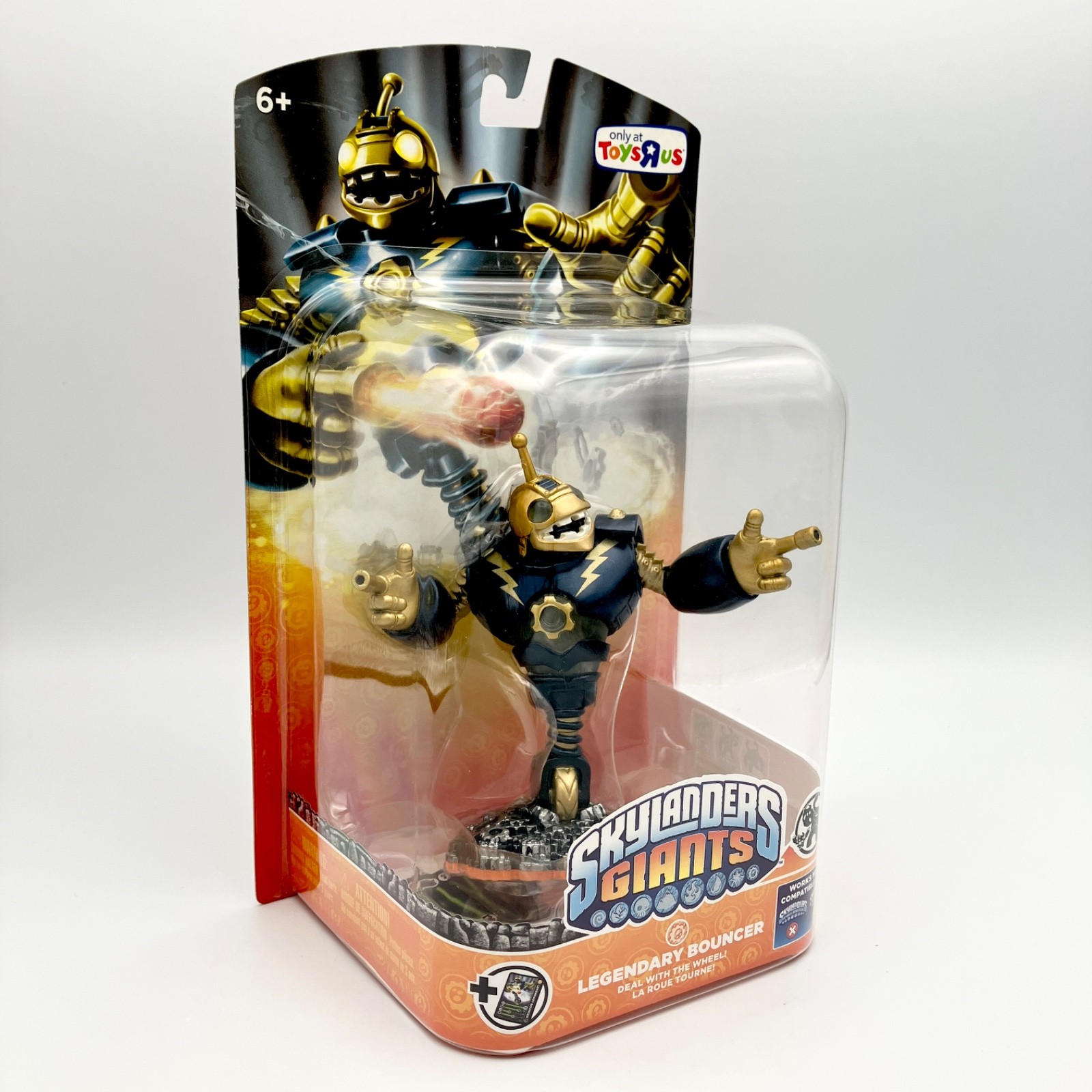 Skylanders Giants Legendary Bouncer Figure Toys R Us Exclusive NEW SEALED
