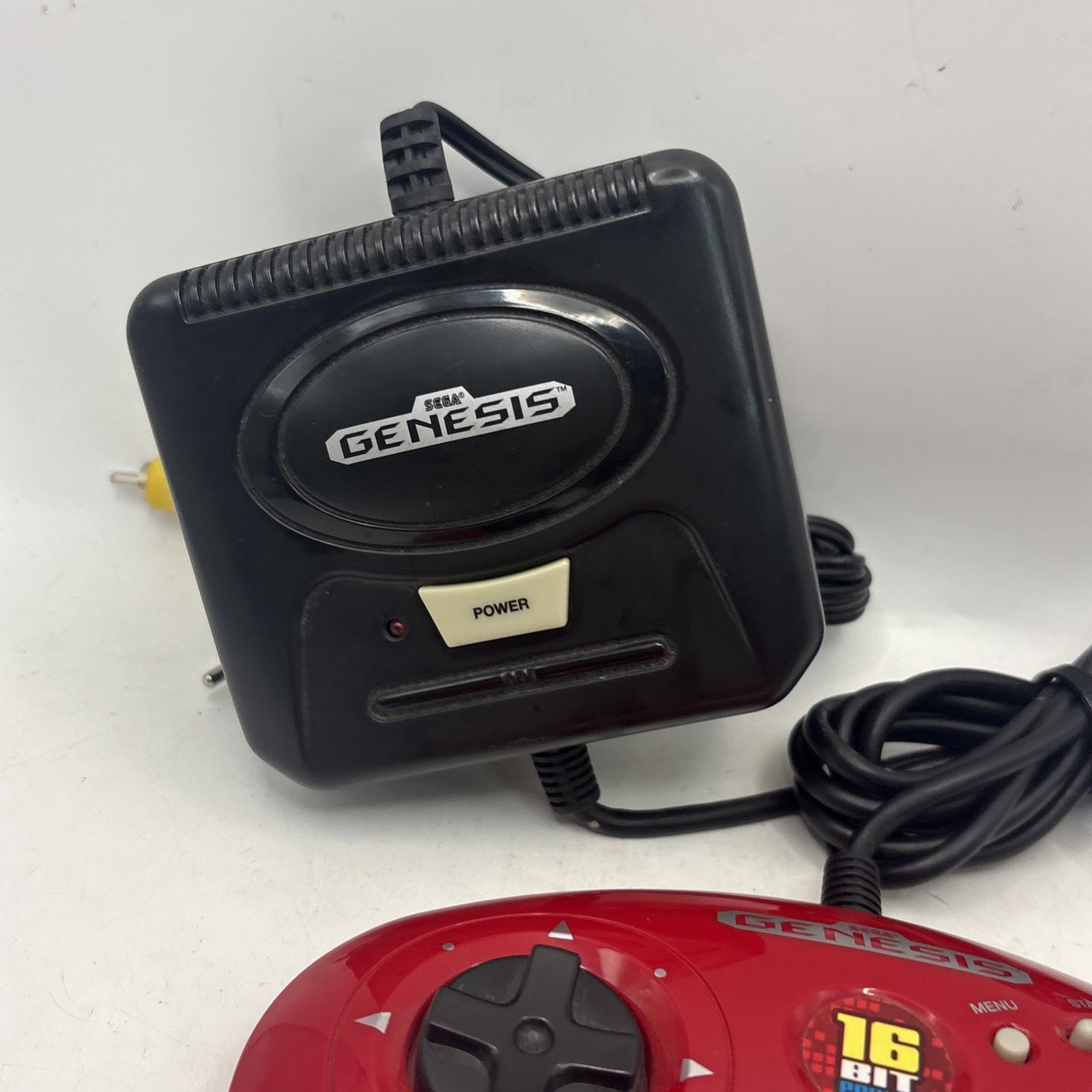 Radica Sega Genesis Mini Plug Play TV Games Console 16 Bit Red Controller Vol 2