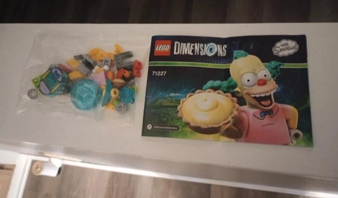 LEGO DIMENSIONS COMBO KRUSTY SIMPSONS 71227 & NYA NINJAGO 71216 Packs New No Box
