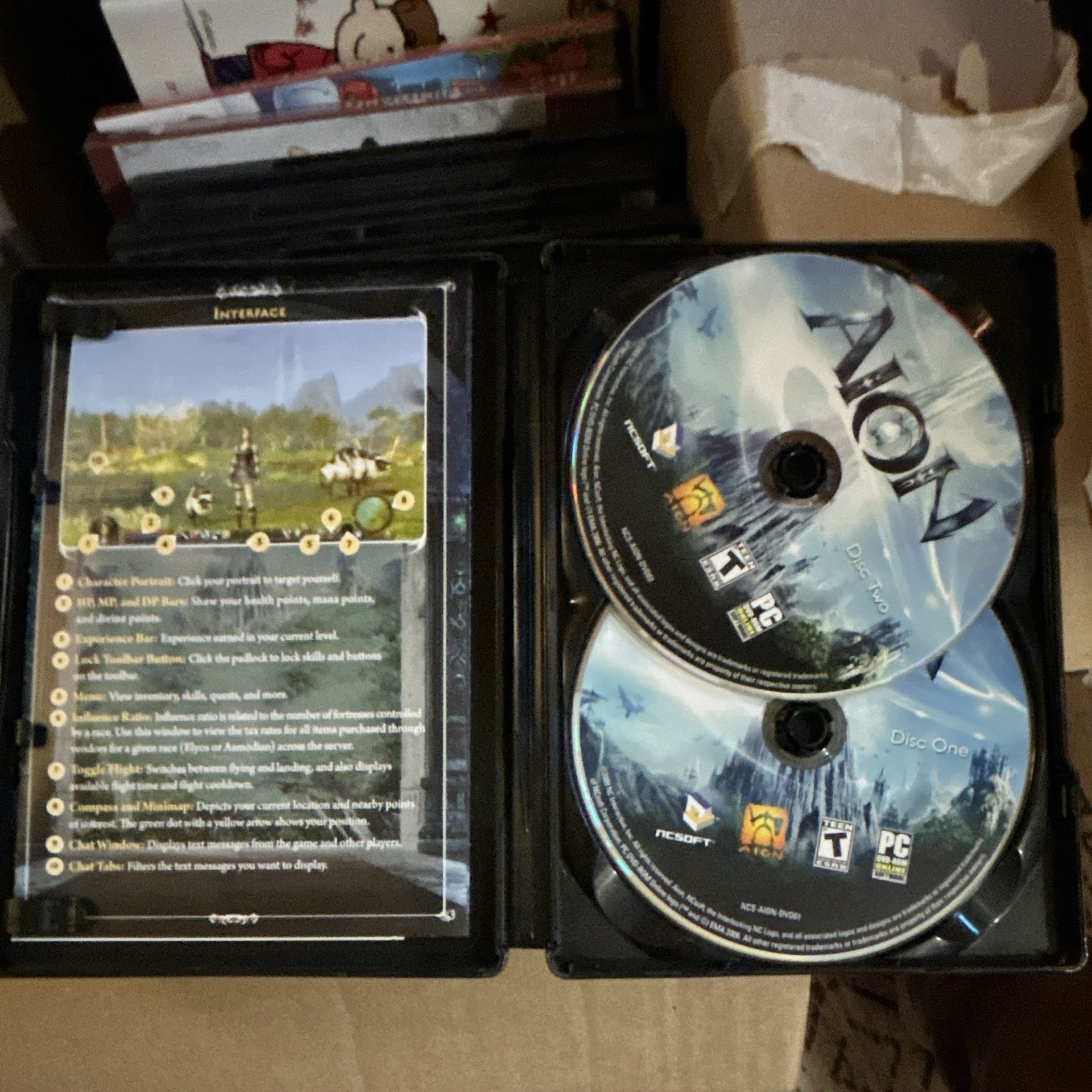 NCsoft Aion (PC 2009) MMORPG Role Playing T-Teen NTSC-U/C Online Play