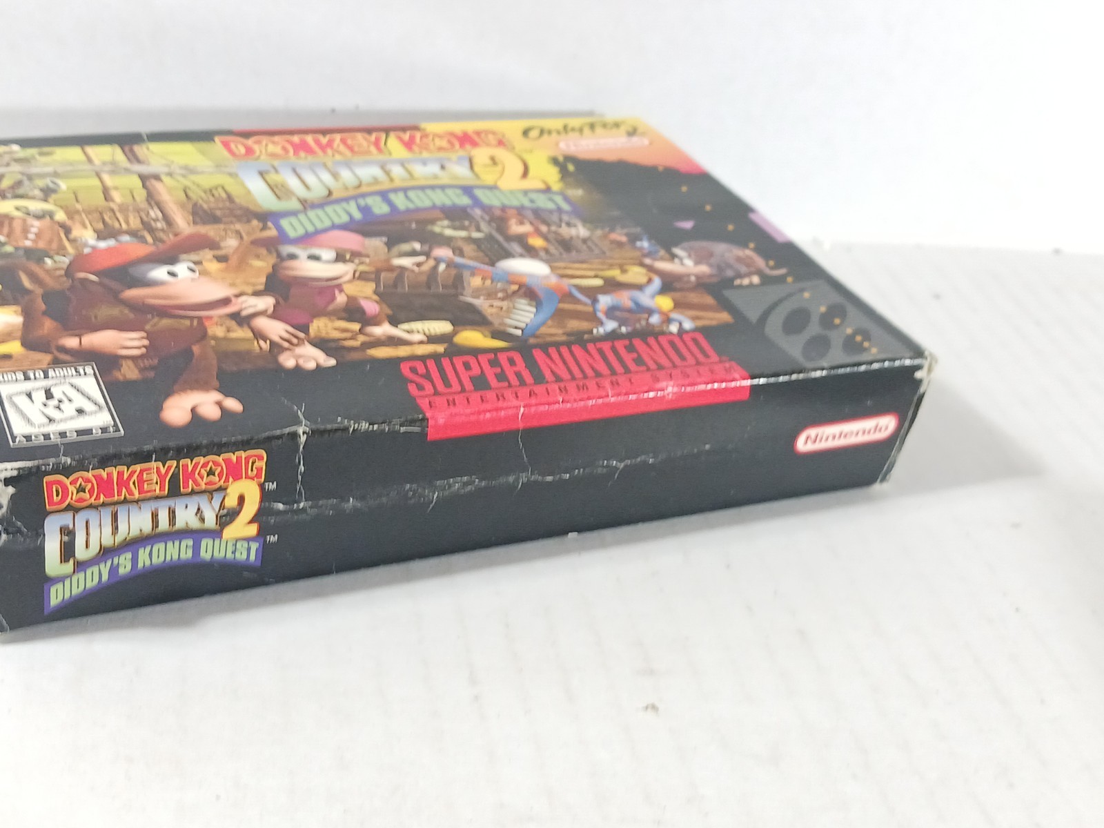 Donkey Kong Country 2 SNES Complete Box Game Manual Super Nintendo Authentic