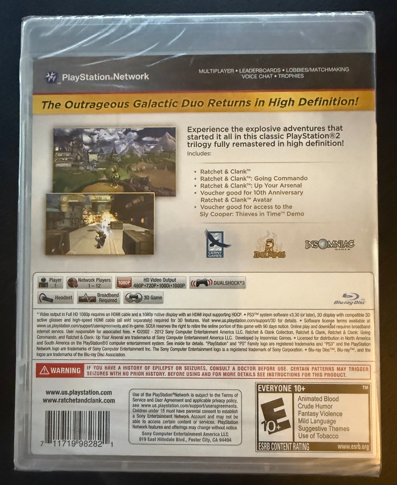 Ratchet & Clank Collection – PlayStation 3 – MINT Factory Sealed