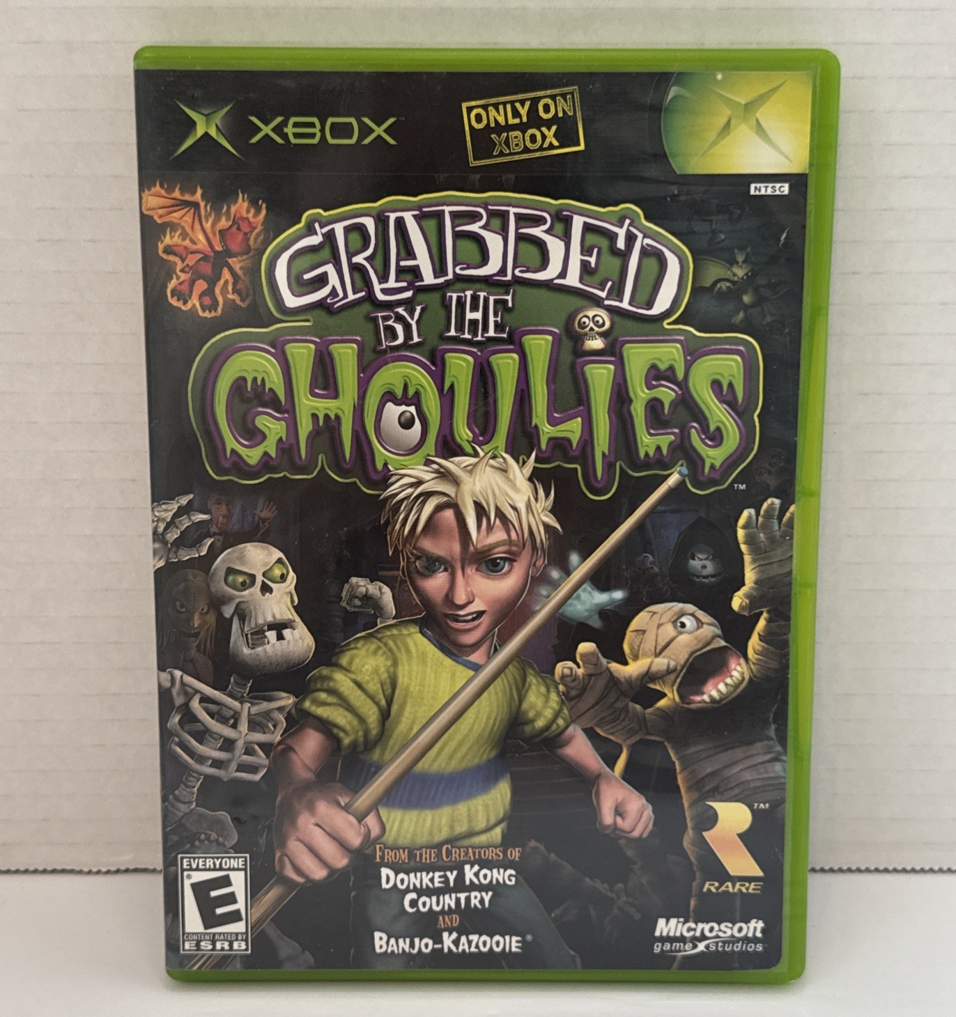 Grabbed by the Ghoulies (Microsoft Xbox, 2003) CIB Complete w/ Manual