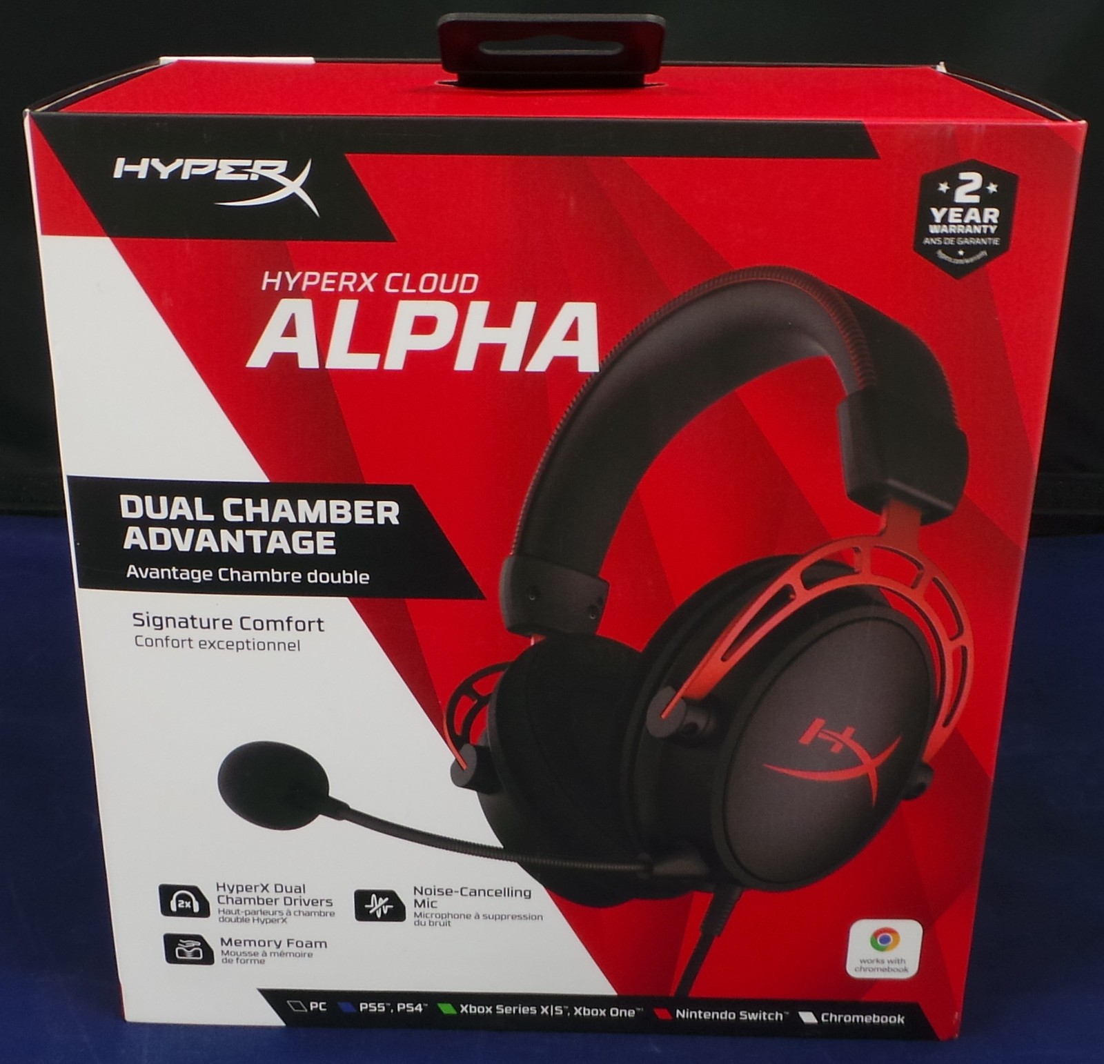 HyperX – Cloud Alpha Wired Gaming Headset Brand New – Sealed!