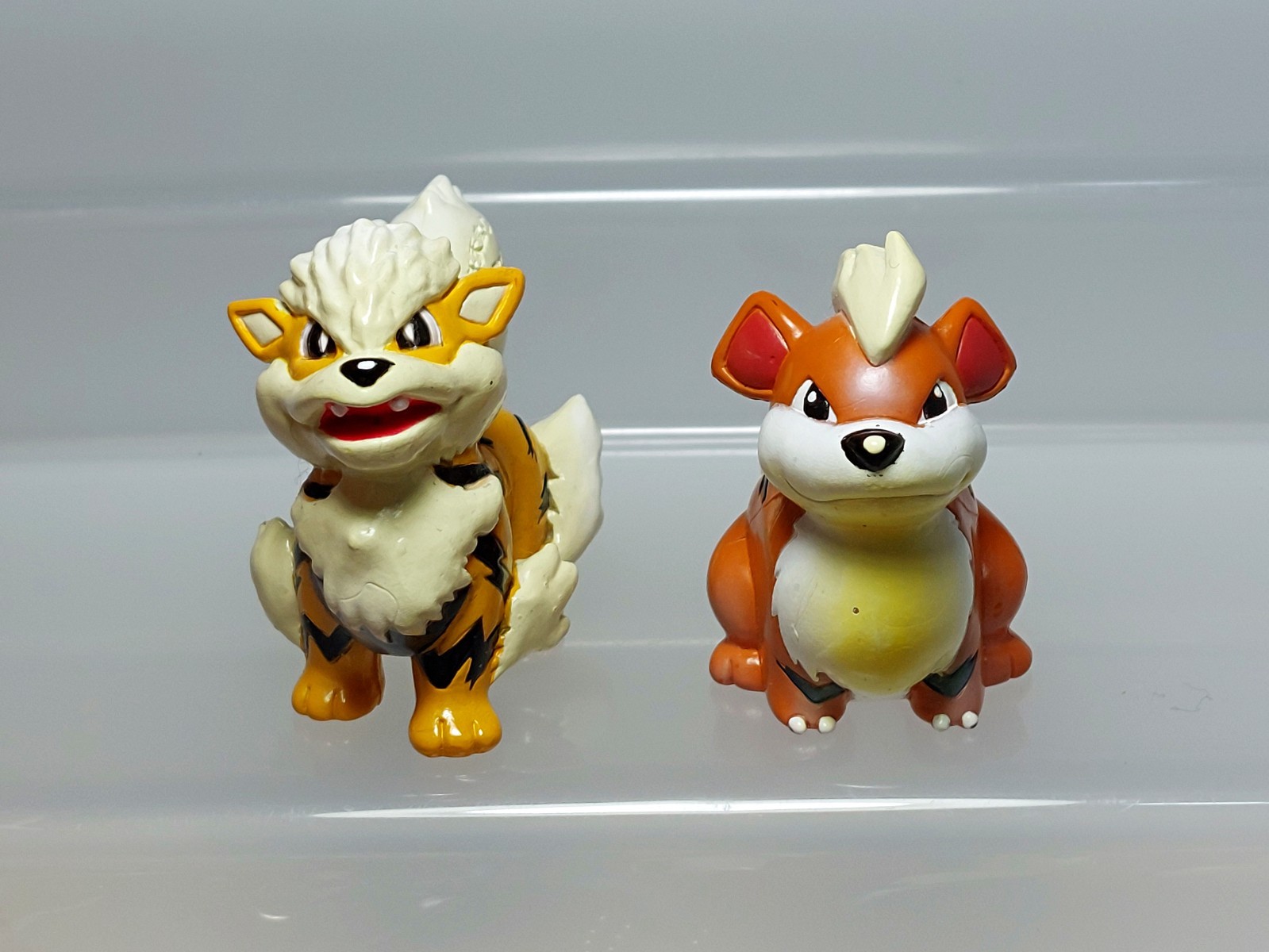 Arcanine Growlithe Pokemon Monster Collection Figure Set Tomy Japan P08 1.8in