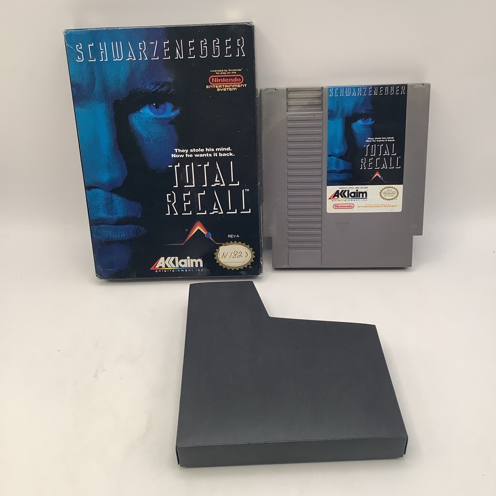 Total Recall NO Manual Nintendo NES 1990.