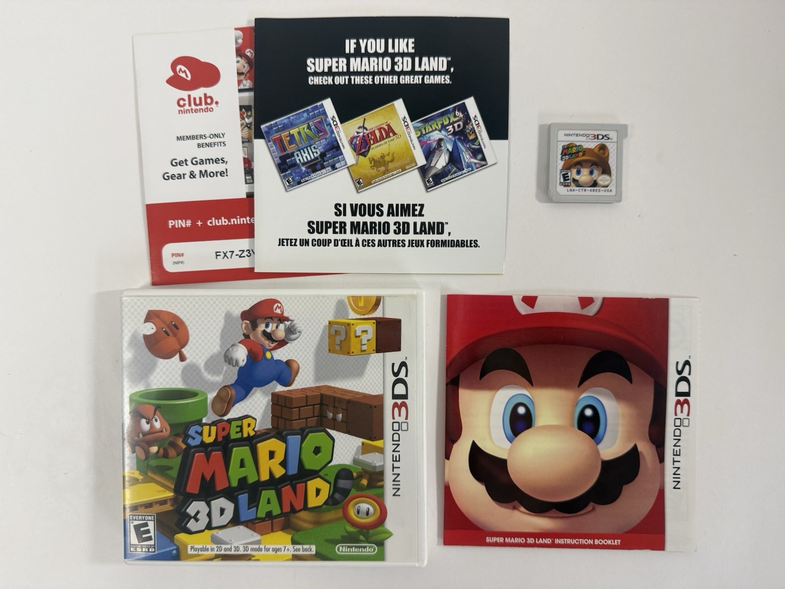 Super Mario 3D Land (Nintendo 3DS) CIB Complete w/ Inserts – Authentic & TESTED