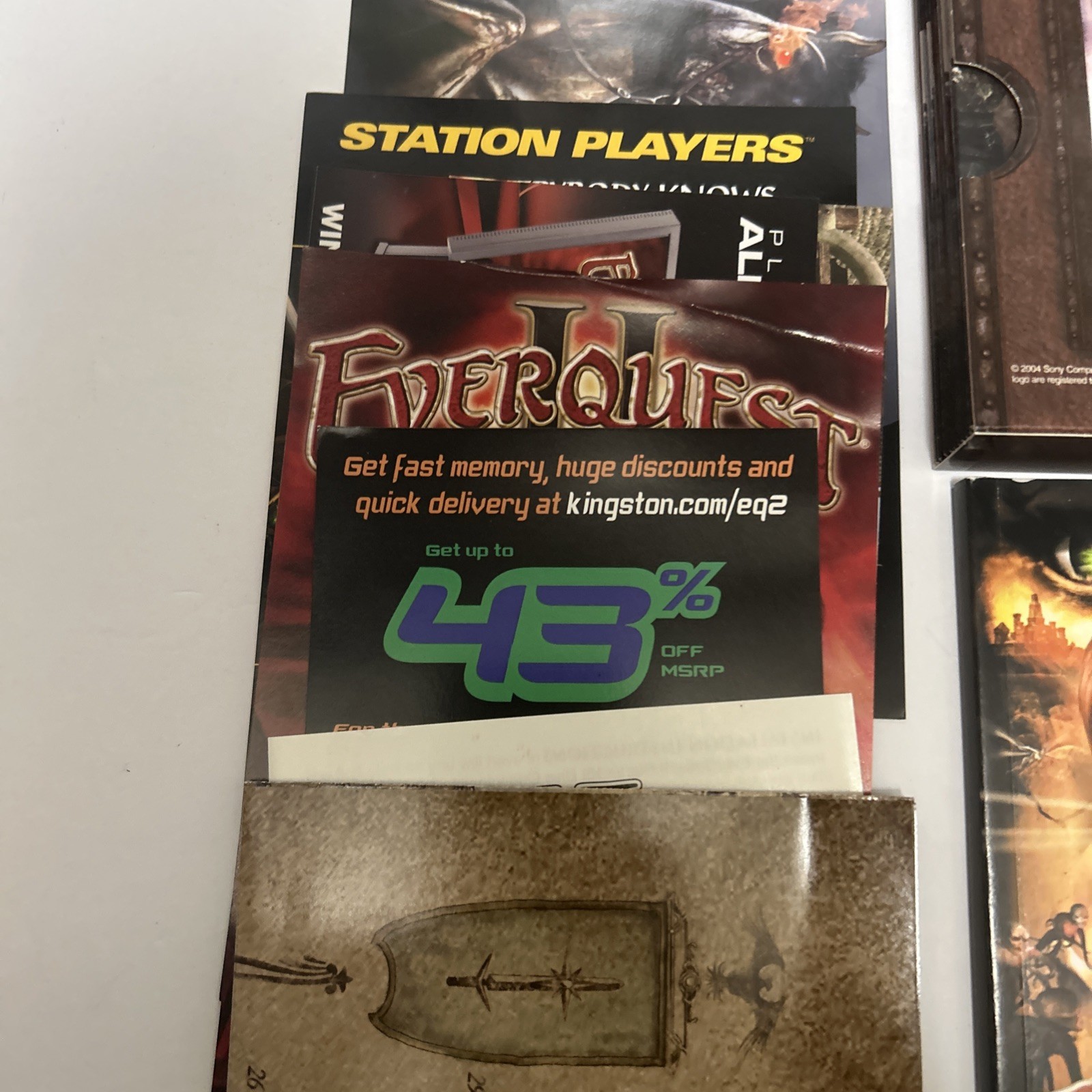 Everquest II 2 Collector’s Edition PC CD-ROM Software 2004 Complete CIB